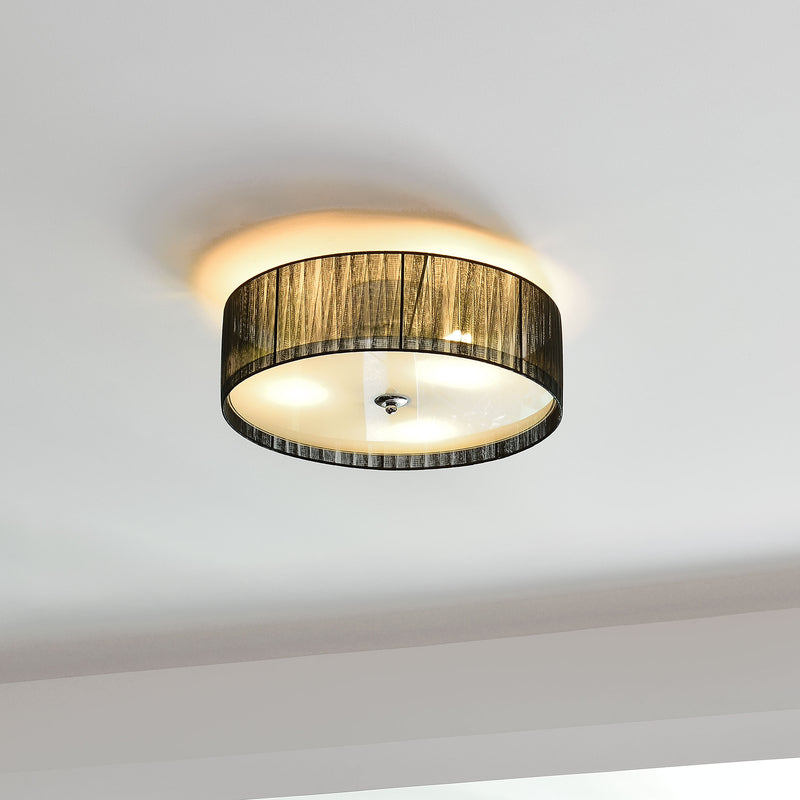 Måttskiss Stilig plafond - Helena - svart / vit