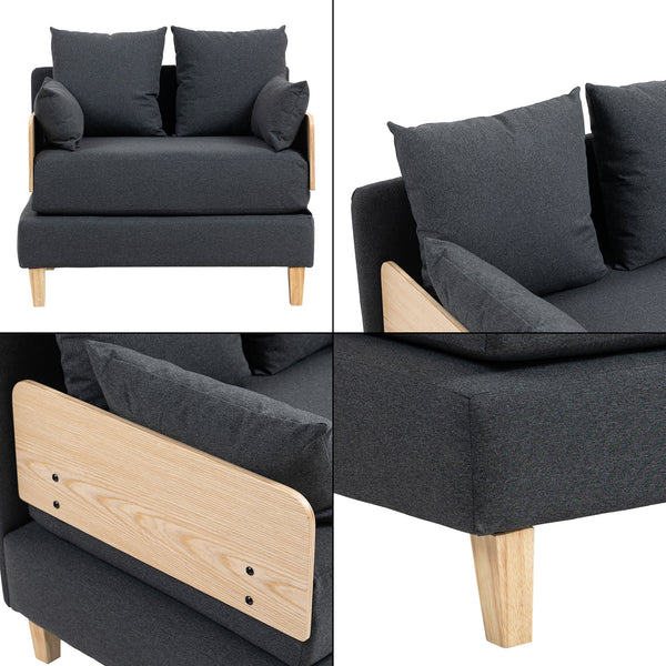 1-sits bäddsoffa Seinlus [en.casa]