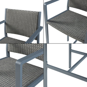 Barbordset Avise 3-del Aluminium [casa.pro]