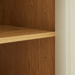 Badrumsskåp Ferrersp 80x40x35 cm Eklook/Sandfärgad [en.casa]