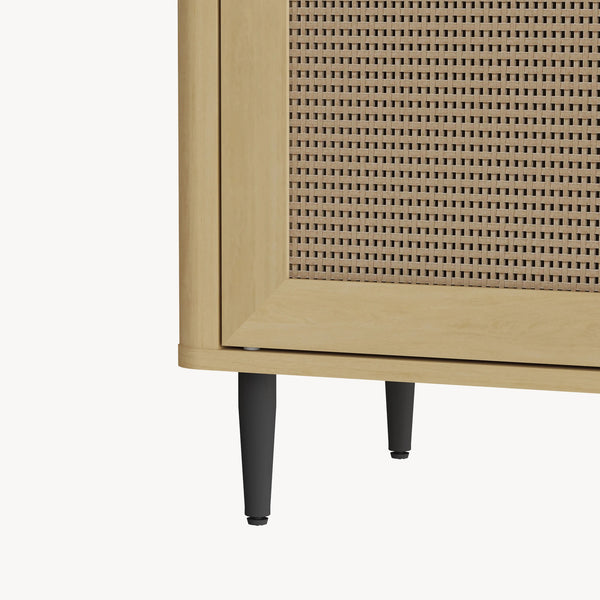 Sideboard Lukhomso 83x80x40 cm Eklook/Rattanlook [en.casa]