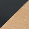 Bokhylla Kappespoo 124x80x35 cm Svart/Eklook [en.casa]