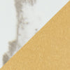 Soffbord Nolu 120x60x46 cm Guld färg/Marmorutseende, vitt [en.casa]