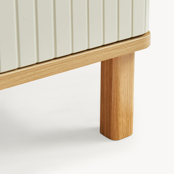 Badrumsskåp Ferrersp 80x40x35 cm Eklook/Sandfärgad [en.casa]
