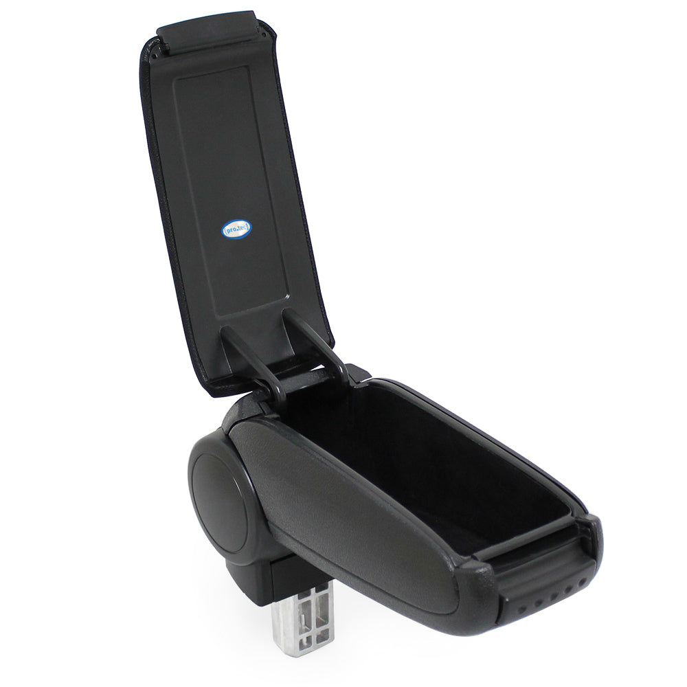 Mittenarmstöd Peugeot 206 CC med förvaringsfack textil svart pro.tec - premiumXL