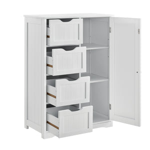 [en.casa]® Badrumsskåp-81x55x30cm-vit