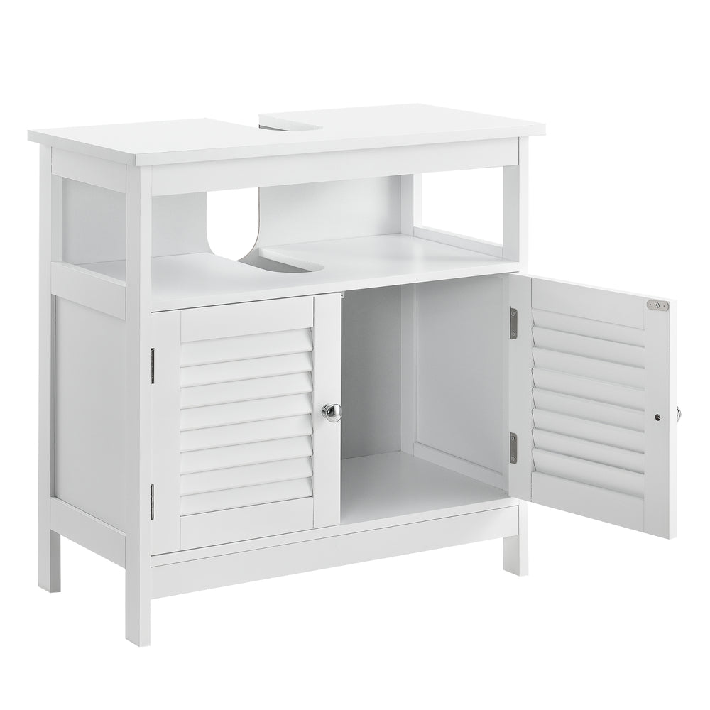  [en.casa]® Tvättställsunderskåp-60x60x30cm-vit