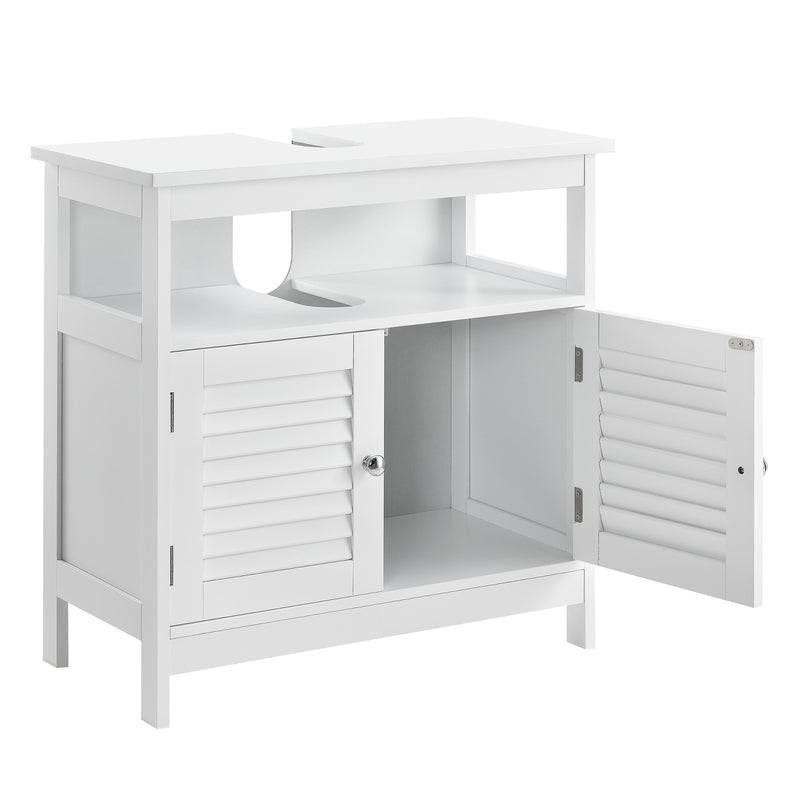 Måttskiss  [en.casa]® Tvättställsunderskåp-60x60x30cm-vit