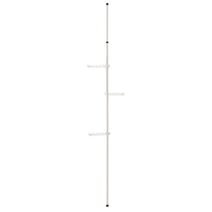 Teleskop klädhängare justerbar 110-305x30cm vit [en.casa]