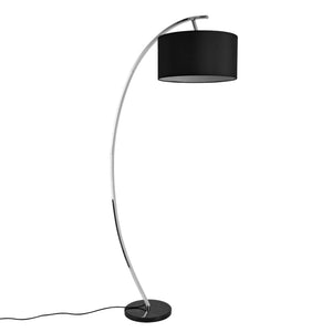 Golvlampa Steiermark marmor 153x40cm svart [lux.pro]