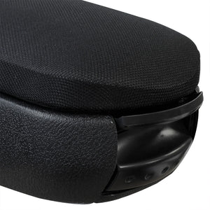 [pro.tec]® Armstöd till Golf IV / Bora / New Beetle med integrerat fack - textil - svart