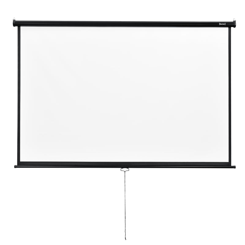 Måttskiss Projektorduk Projektorskärm 113 tum/287 cm 213x216x6cm HD/3D PVC beläggning Gain 1,1 [in.tec]