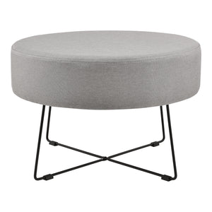 Soffbord Nelson 40xØ60cm grå svart [en.casa]