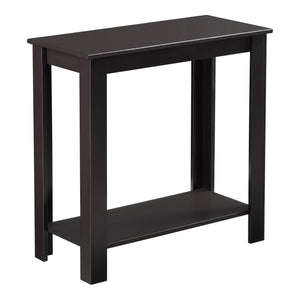 Soffbord Chur med hylla 61,3x60x30cm kaffefärgad [en.casa]
