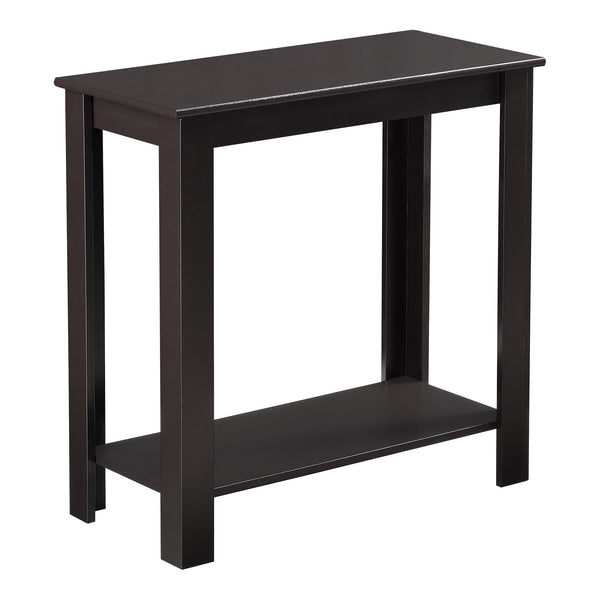 Soffbord Chur med hylla 61,3x60x30cm kaffefärgad [en.casa]