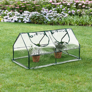 Växthus Laubach 120x60x60 cm [en.casa]