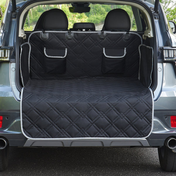 Bagagelucka Wolverhampton 185 x 171 cm bagageluckeskydd svart [en.casa]