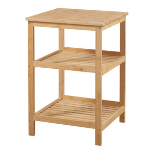 Sidobord Ikerasak sängbord hylla 60x40x40 cm bambu [en.casa]