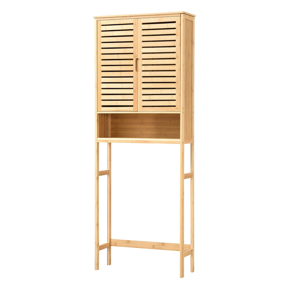 Toalettskåp Geta 170 x 66 x 23 cm bambu [en.casa] - premiumXL