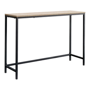 Konsolbord Kronoby 80 x 100 x 30 cm Svart/Träutseende [en.casa] TR