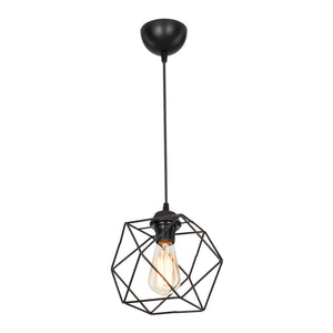 Pendellampa Brentwood E27 metall svart [lux.pro]