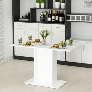 Matbord Galten 75x120x60 cm vit [en.casa]