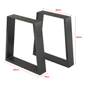 Marstal bordsstativ 42x40cm svart [en.casa]