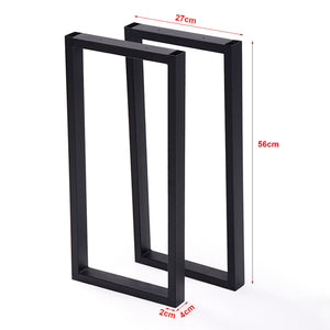Bordsstativ Møldrup 56x27cm svart [en.casa]