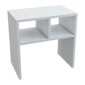 Sidobord Ravnsborg 50x50x30 cm vit [en.casa]