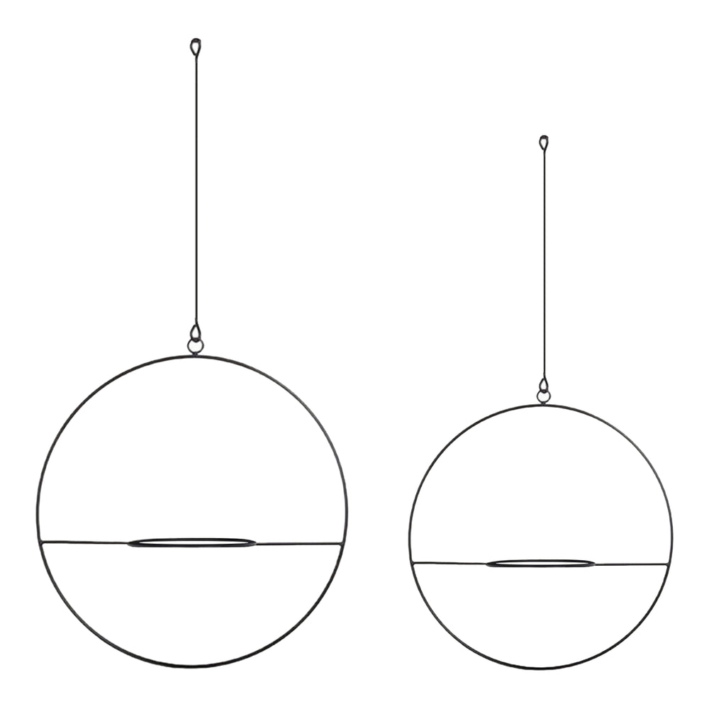 Växthängare Opsterland i 2-pack Svart [en.casa] - premiumXL