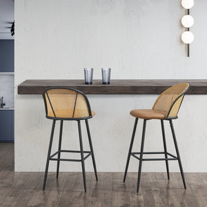 Barstol Gausdal 102x44x63 cm rotting [en.casa] 