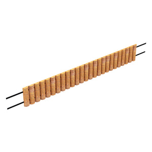 Palisade Rotta 150x20 cm Natur [en.casa]