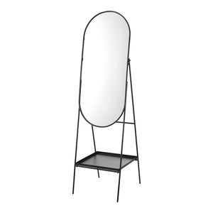Perano stående spegel med hylla 160 x 46 cm [en.casa]