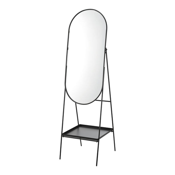 Perano stående spegel med hylla 160 x 46 cm [en.casa]