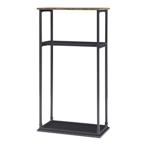 Åbo vedhylla med hyllor 60x30x112cm [en.casa]