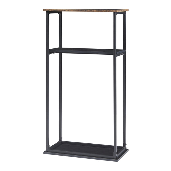Åbo vedhylla med hyllor 60x30x112cm [en.casa]