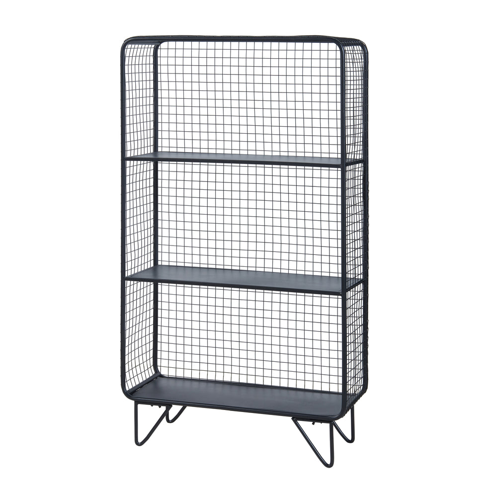 Stående hylla Volda metall 90x50x19 cm [en.casa]