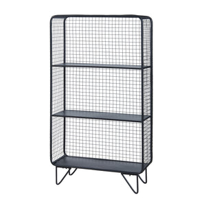 Stående hylla Volda metall 90x50x19 cm [en.casa]