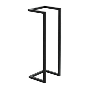 Loppa handdukstork 70x25x20 cm svart [en.casa]