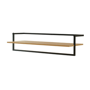 Väggklädhängare Evje 80x30x20cm träfärger/svart [en.casa]