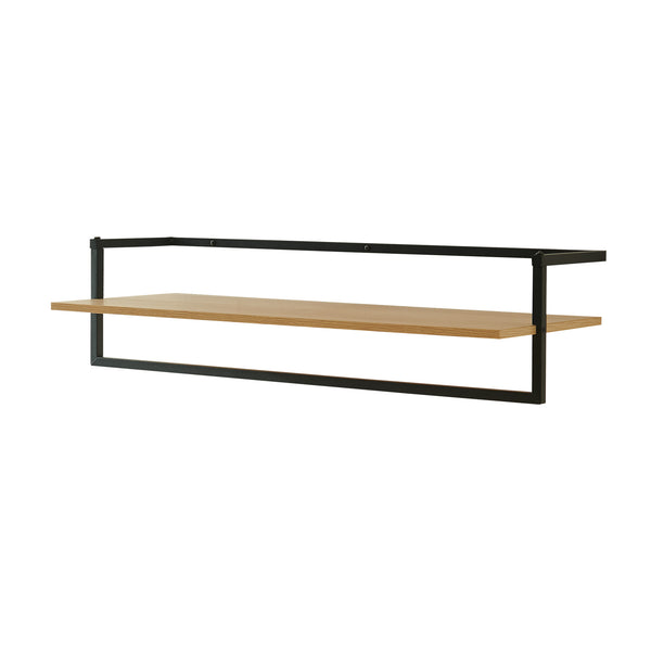 Väggklädhängare Evje 80x30x20cm träfärger/svart [en.casa]