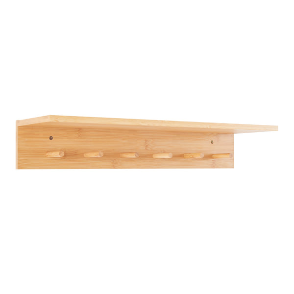 Fjord väggklädhängare i bambu [en.casa]