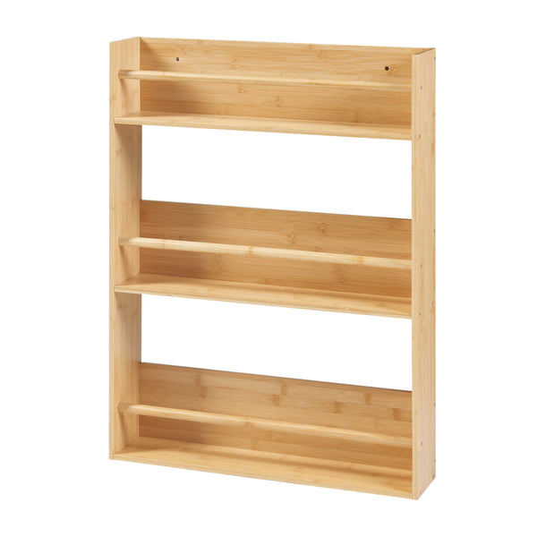 Vägghylla Hareid 80x60x12cm bambu [en.casa]