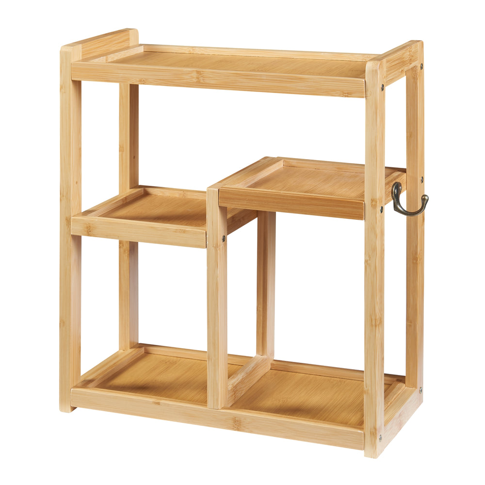 Badrumshylla Höör 42x37x17 cm bambu [en.casa] - premiumXL