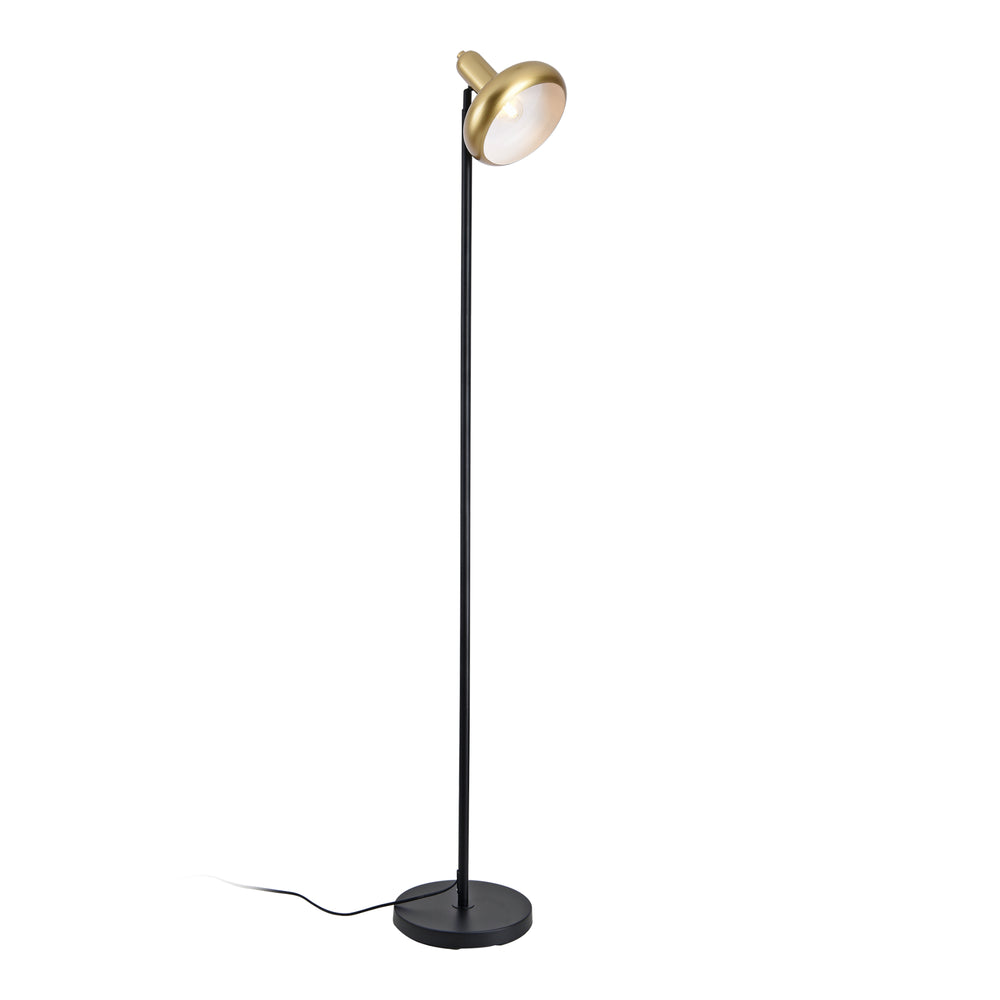 Golvlampa Namsos Metall Svart/Guldfärgad [lux.pro] - premiumXL