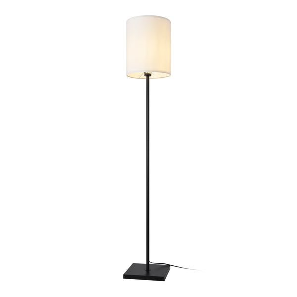 Golvlampa Solna Ø28x157,5 cm textil vit [lux.pro] 