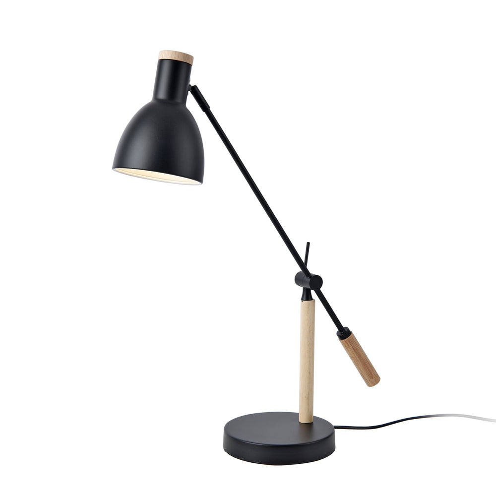 Bordslampa Watford Svart / Träfärgad [lux.pro] - premiumXL