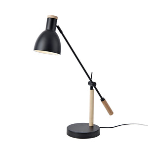 Watford bordslampa svart / träfärger [lux.pro]