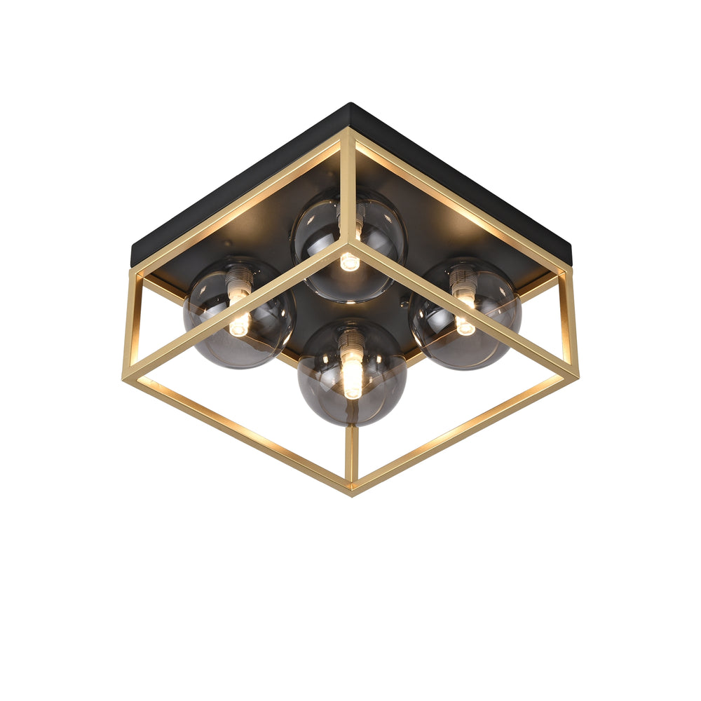 Taklampa Widnes Svart / Guld [lux.pro] - premiumXL