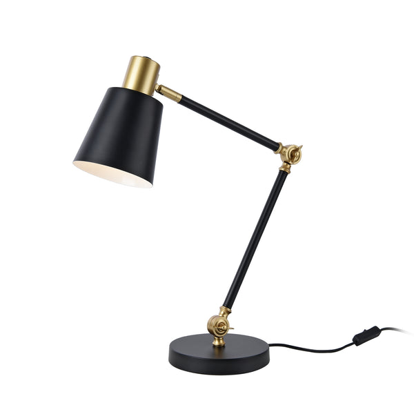 Abergele bordslampa svart / guldfärgad [lux.pro]